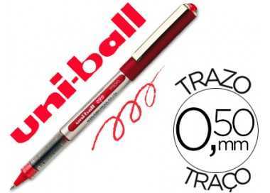 Rotulador uni-ball roller ub-150e micro eye rojo 0,5 mm unidad