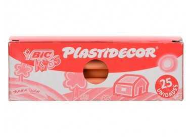Lapices plastidecor unicolor carne-27 caja con 25 lapices