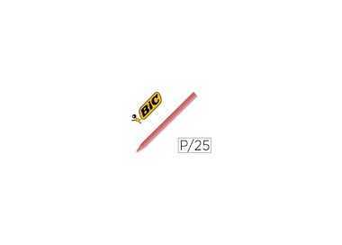 Lapices plastidecor unicolor rosa-11 caja con 25 lapices