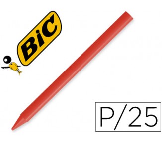 Lapices plastidecor unicolor rojo-03 caja con 25 lapices