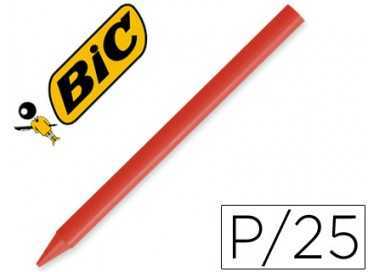 Lapices plastidecor unicolor rojo-03 caja con 25 lapices