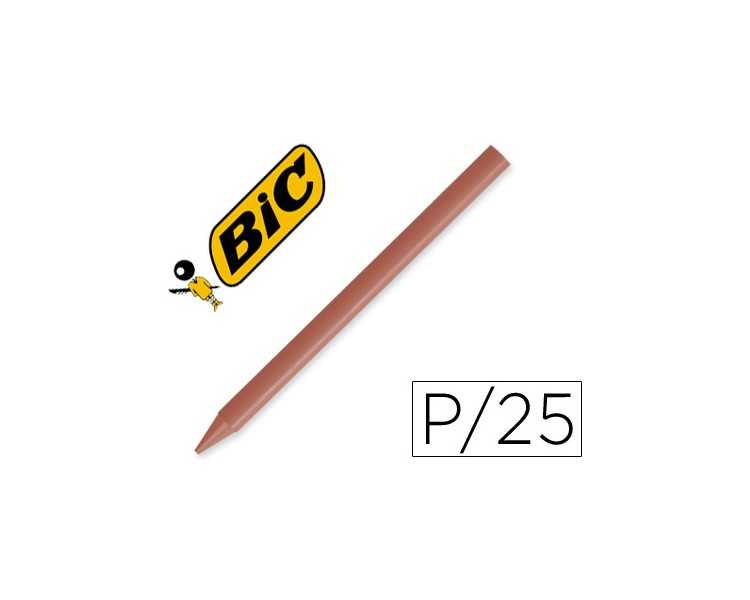 Lapices plastidecor unicolor marron-07 caja con 25 lapices