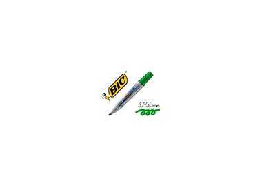 Rotulador bic velleda para pizarra verde punta biselada 5,9 mm Rotulador bic velleda para pizarra verde punta biselada 5,9 mm