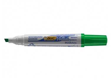 Rotulador bic velleda para pizarra verde punta biselada 5,9 mm Rotulador bic velleda para pizarra verde punta biselada 5,9 mm