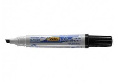Rotulador bic velleda para pizarra negro punta biselada 5,9 mm