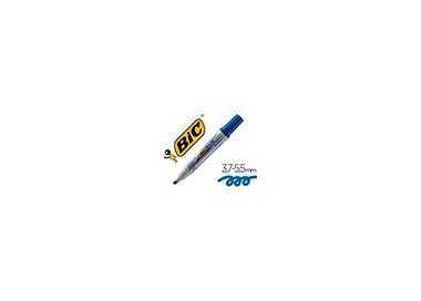 Rotulador bic velleda para pizarra azul punta biselada 5,9 mm