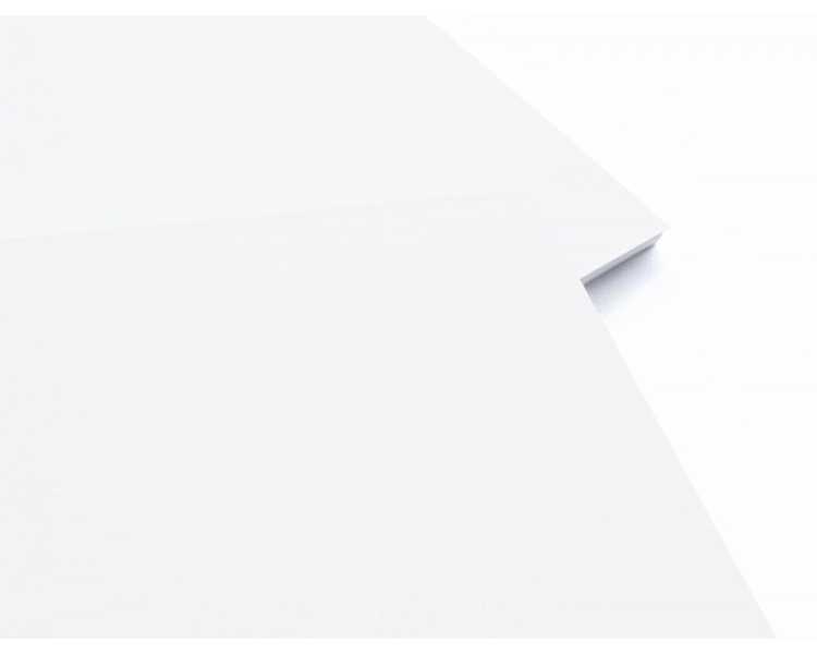 Cartulina liderpapel a3 180g/m2 blanco paquete de 25+5 hojas en carpeta dossier transparente con cierre