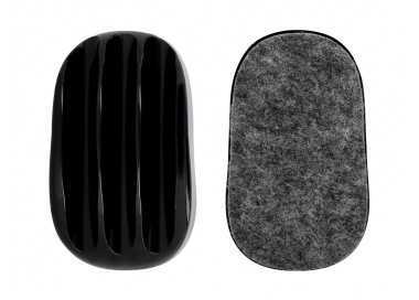 Borrador q-connect magnetico con rotulador negro rojo y azul para pizarra blanca