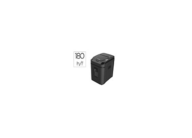 Destructora de documentos q-connect capacidad corte 180 h auto / 10 h manual destruye grapas clips y tarjetas