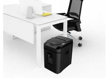 Destructora de documentos q-connect capacidad corte 180 h auto / 10 h manual destruye grapas clips y tarjetas