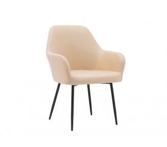 Silla q-connect confidente siemione base metalica alt max 820 anc 570 prof 580 color marron arena