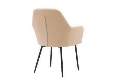 Silla q-connect confidente siemione base metalica alt max 820 anc 570 prof 580 color marron arena