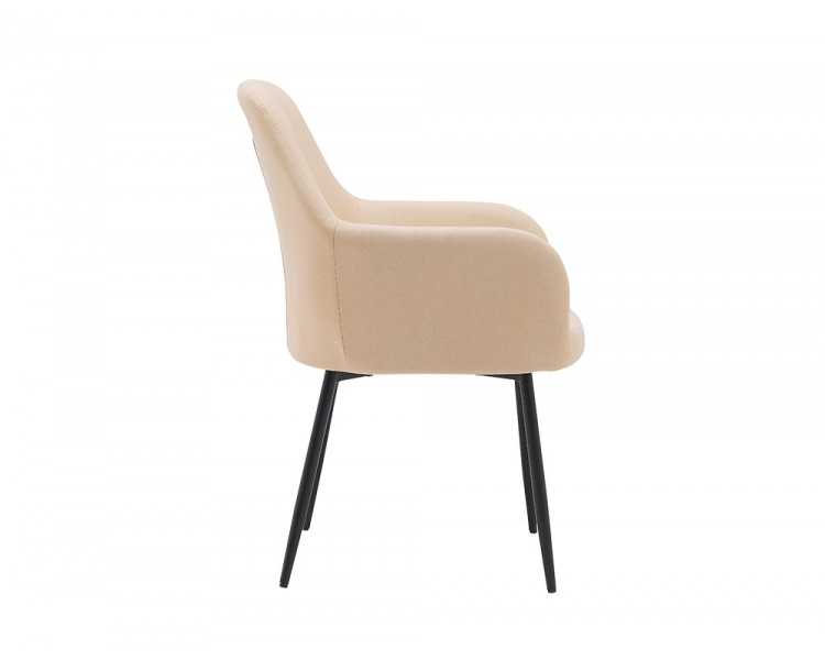 Silla q-connect confidente siemione base metalica alt max 820 anc 570 prof 580 color marron arena