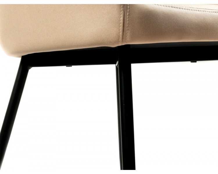Silla q-connect confidente siemione base metalica alt max 820 anc 570 prof 580 color marron arena
