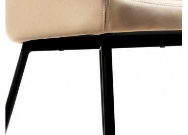 Silla q-connect confidente siemione base metalica alt max 820 anc 570 prof 580 color marron arena