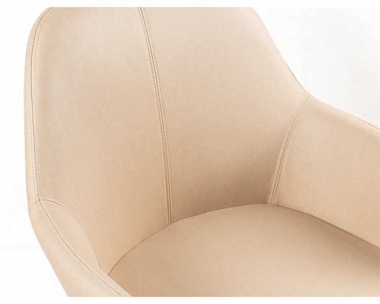 Silla q-connect confidente siemione base metalica alt max 820 anc 570 prof 580 color marron arena