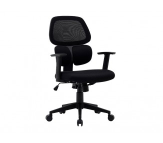 Silla q-connect oficina ancona malla base metalica alt max 1110 anc 660 prof 590 ruedas premium color negro