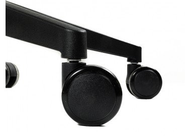 Silla q-connect oficina ancona malla base metalica alt max 1110 anc 660 prof 590 ruedas premium color negro