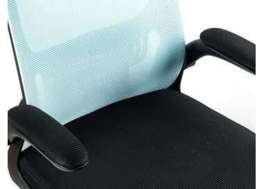 Silla q-connect oficina alba malla base metalica alt max 1110 anc 610 prof 580 ruedas premium color negro azul Silla q-connect oficina alba malla base metalica alt max 1110 anc 610 prof 580 ruedas premium color negro azul
