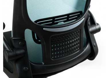 Silla q-connect oficina alba malla base metalica alt max 1110 anc 610 prof 580 ruedas premium color negro azul Silla q-connect oficina alba malla base metalica alt max 1110 anc 610 prof 580 ruedas premium color negro azul
