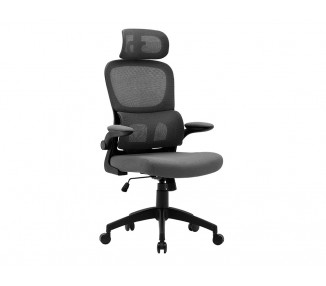 Silla q-connect direccion sorrento malla base metalica alt max 1320 anc 650 prof 600 mm ruedas premium gris