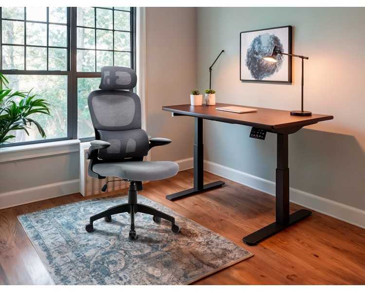 Silla q-connect direccion sorrento malla base metalica alt max 1320 anc 650 prof 600 mm ruedas premium gris