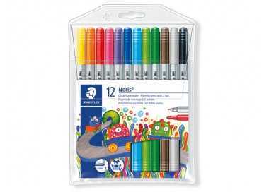 Rotulador staedtler noris club doble punta caja de 12 unidades colores surtidos Rotulador staedtler noris club doble punta caja de 12 unidades colores surtidos