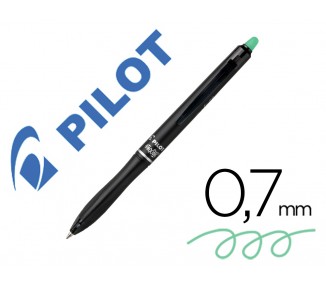 Boligrafo pilot frixion ball plus borrable 0,7 mm punta media verde