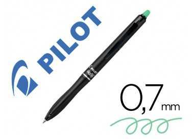 Boligrafo pilot frixion ball plus borrable 0,7 mm punta media verde