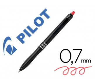 Boligrafo pilot frixion ball plus borrable 0,7 mm punta media rojo