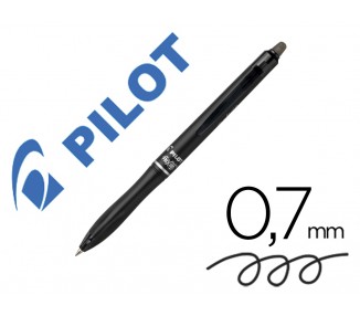 Boligrafo pilot frixion ball plus borrable 0,7 mm punta media negro