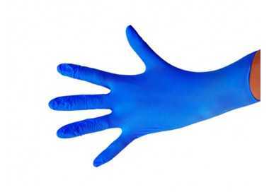 Guantes de nitrilo desechable sensitive sin polvo talla l grande color azul caja de 100 unidades Guantes de nitrilo desechable sensitive sin polvo talla l grande color azul caja de 100 unidades