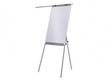 Pizarra blanca rocada con tripode para conferencias magnetica lacada brazo extensible 68x104 cm altura