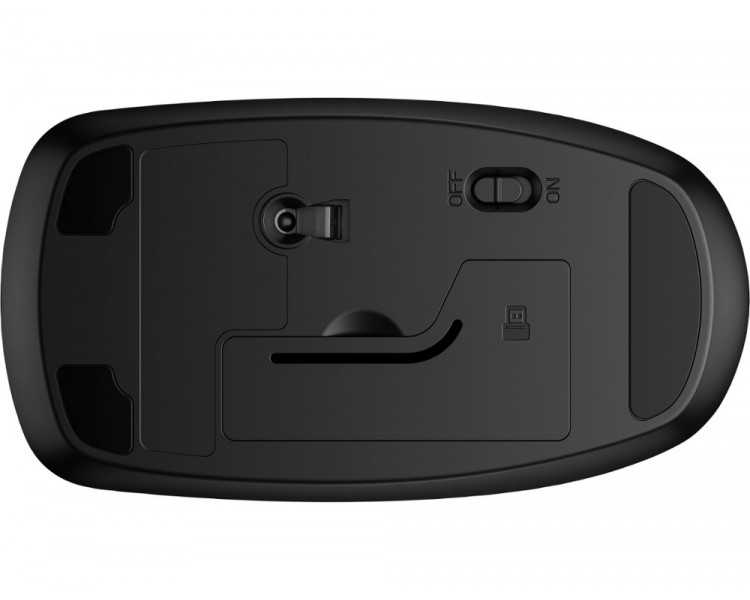 Raton hp 235 inalambrico optico slim 1600 dpi color negro