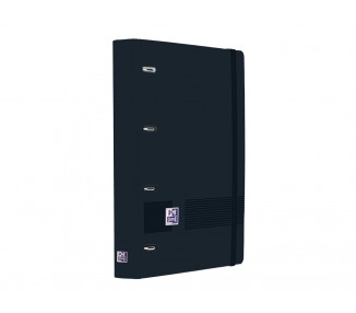 Archivador oxford eurobinder+ live&go polyfoam din a4+ 120 hojas horizontal color negro