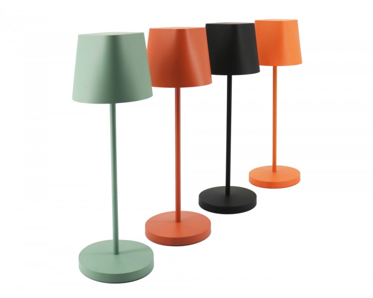 Lampara de escritorio unilux ava resto led 1w 150 lumenes color rojo ladrillo