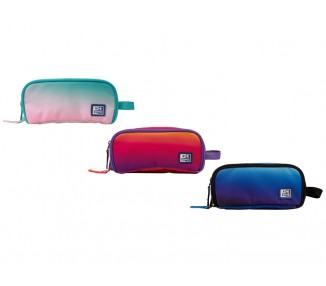 Estuche portatodo oxford kangoo gradient surtidos tres cremalleras 80x100x220 mm