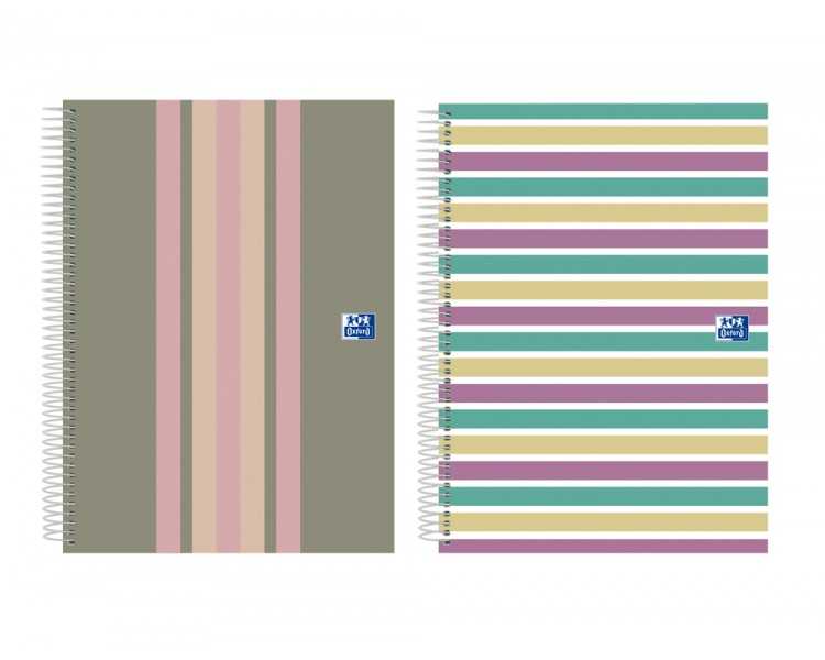 Cuaderno espiral oxford europeanbook 5 tapa extradura din a4+ 120 hojas horizontal