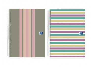 Cuaderno espiral oxford europeanbook 5 tapa extradura din a4+ 120 hojas horizontal