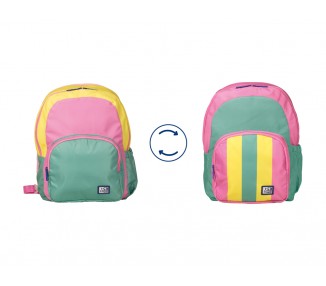 Mochila oxford reversible bubblegum 130x300x385 mm