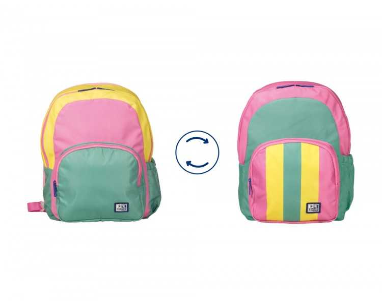 Mochila oxford reversible bubblegum 130x300x385 mm