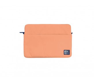 Funda para ordenador portatil oxford b-case rpet color melocoton 20x265x375 mm