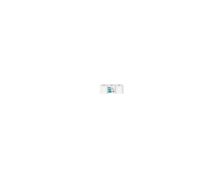 Papel secamanos amoos efficiency professional 2 capas color blanco paquete de 6 rollos