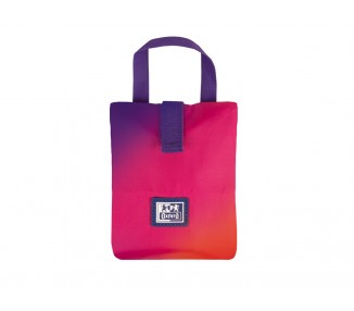 Bolso sandwich oxford bag sunset gradient con asa y cierre velcro 110x200 mm