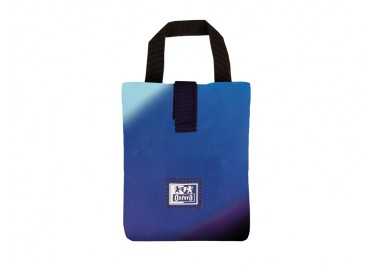 Bolso sandwich oxford bag space gradient con asa y cierre velcro color azul 110x200 mm