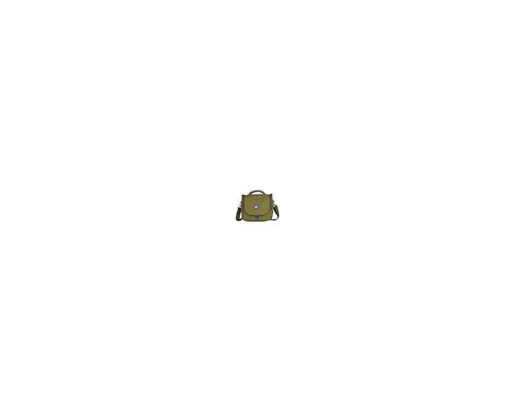 Bolsa isotermica oxford b-foodie rpet color verde militar 220x250x160 mm