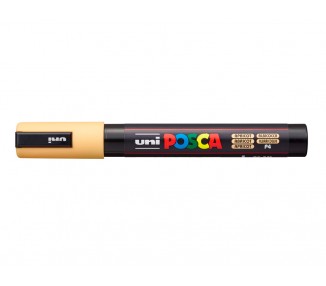 Rotulador uni posca pc-5m marcador de pintura punta conica 1,8-2,5 mm albaricoque