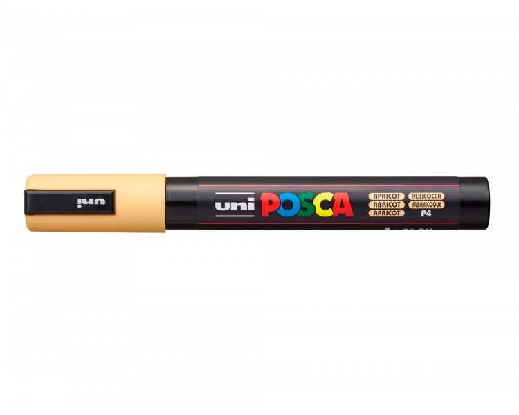 Rotulador uni posca pc-5m marcador de pintura punta conica 1,8-2,5 mm albaricoque