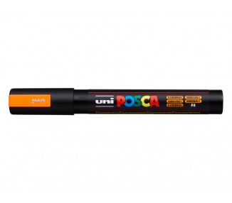 Rotulador uni posca pc-5m marcador de pintura punta conica 1,8-2,5 mm naranja fluor