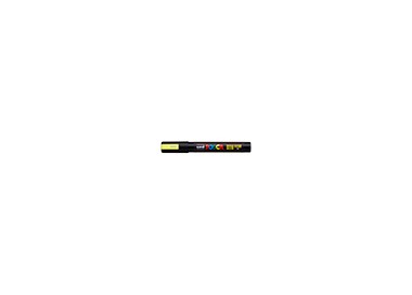 Rotulador uni posca pc-5m marcador de pintura punta conica 1,8-2,5 mm amarillo fluorescente